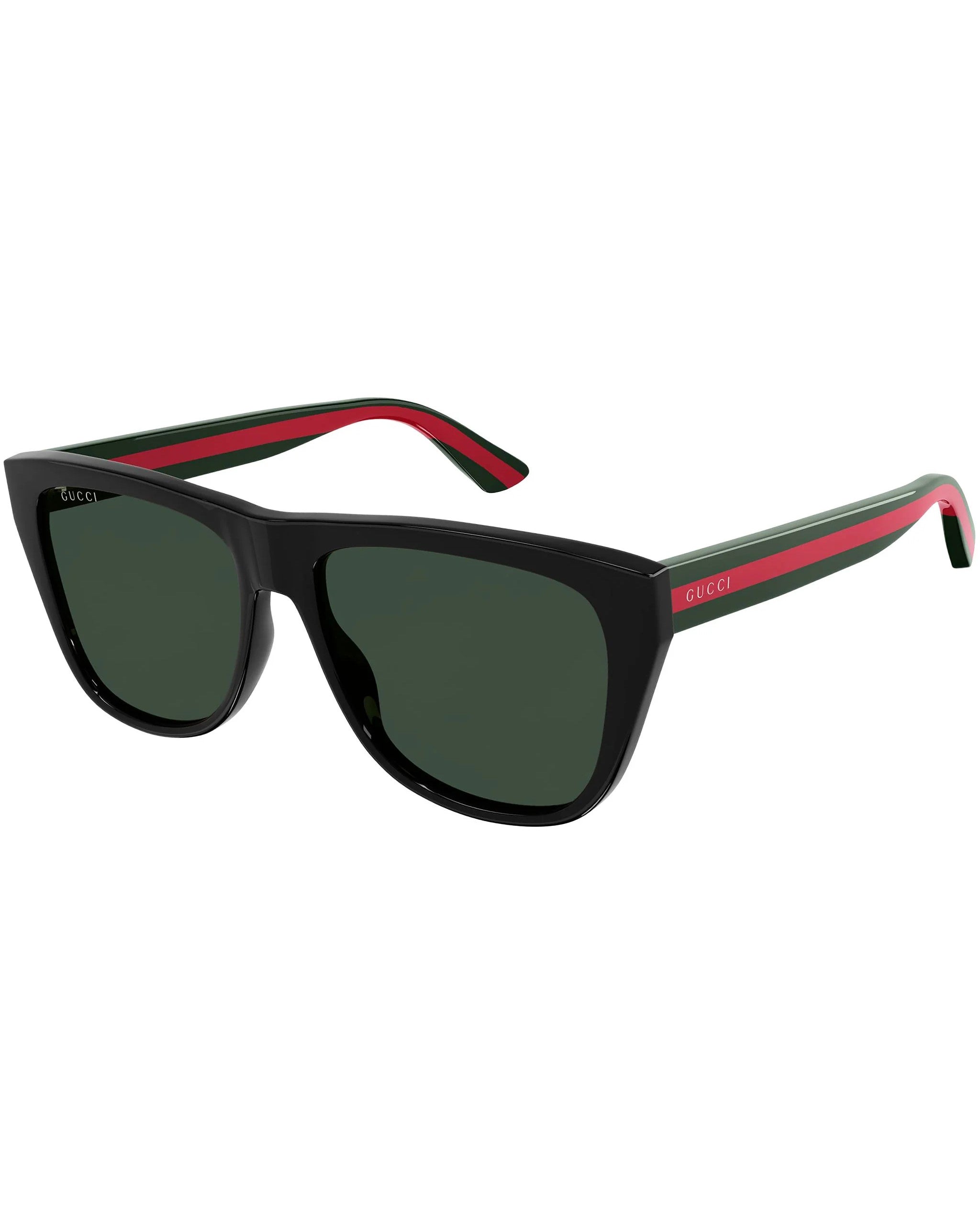 Mens gucci sales sunglasses green red