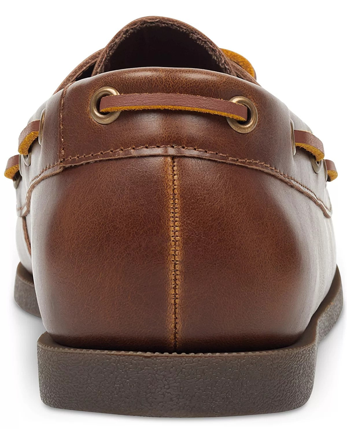 Tommy Hilfiger leather boat shoe in brown